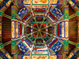 Pavilion Ceiling, Beihai Park, Beijing, China Pavilion Ceiling, Beihai Park, Beijing, China